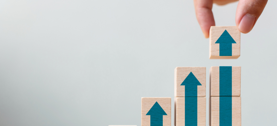 Blocks with upward arrows